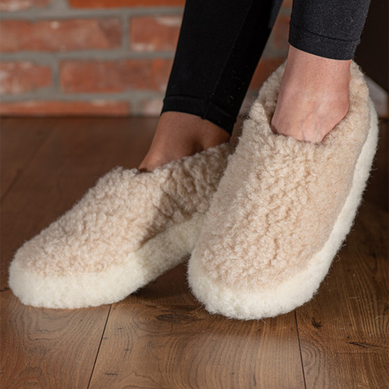 Cozy Wool Blankets & Slippers