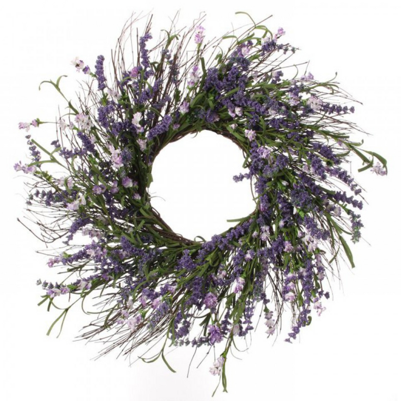 Spring Wreath - Cloverberry Lavender